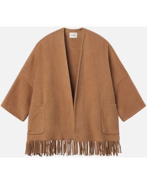 FRAME The Fringe Coat - Brown