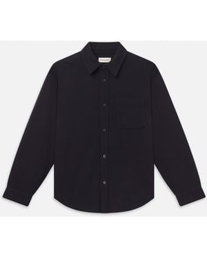 FRAME Waffle Textured Shirt - Blue
