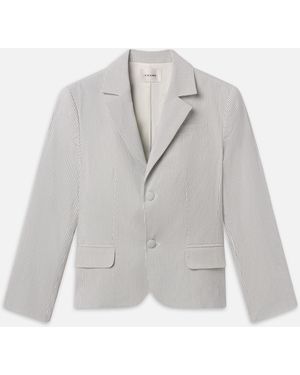 FRAME The Stripe Classic Blazer - White