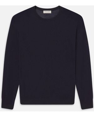 FRAME Superfine Crewneck Jumper - Blue