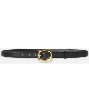 FRAME The Organic Buckle Belt - White