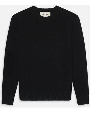 FRAME Cashmere Crewneck Jumper - Black