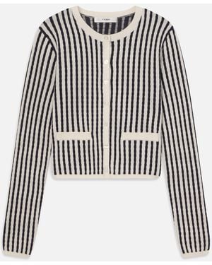 FRAME The Cable Cardi - Multicolour
