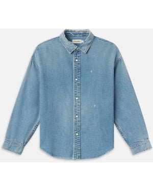 FRAME Relaxed Denim Shirt - Blue