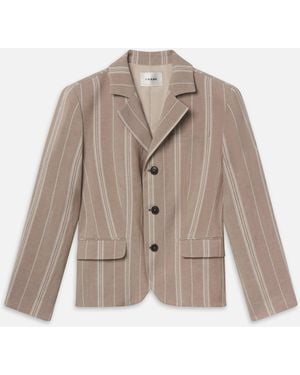 FRAME The Linen Smart Blazer - Natural