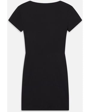 FRAME The Monaco Mini Dress - Black