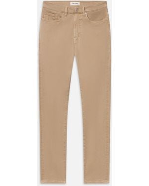FRAME L'homme Slim Brushed Twill - Natural