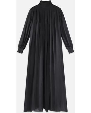 FRAME Pleated Column Maxi - Black