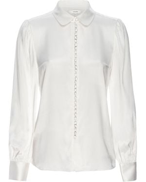 FRAME Round Collar Shirt - White