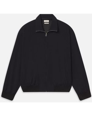 FRAME Wool Zip Blouson - Blue