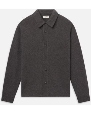 FRAME Long Sleeve Shirt Sweater - Grey