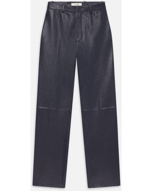 FRAME The Leather Trouser - Blue