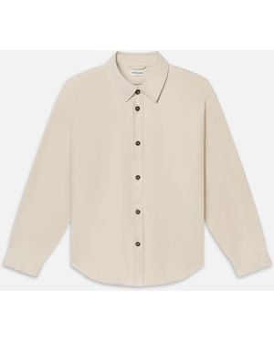 FRAME Suede Shirt - Natural