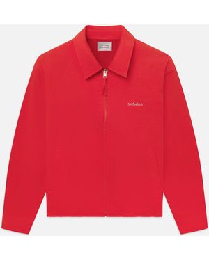 FRAME Sotheby's Cotton Jacket - Red
