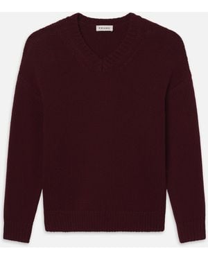 FRAME Oversized Sweater - Red