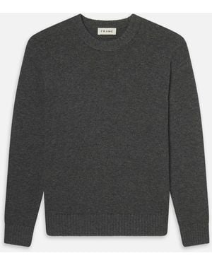 FRAME Cashmere Crewneck Jumper - Grey