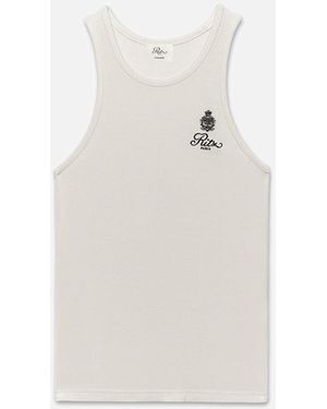 FRAME Ritz Rib Tank - White