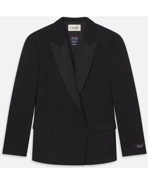 FRAME The Society Archive Tuxedo Jacket - Black