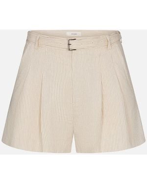 FRAME The Striped Short - Natural