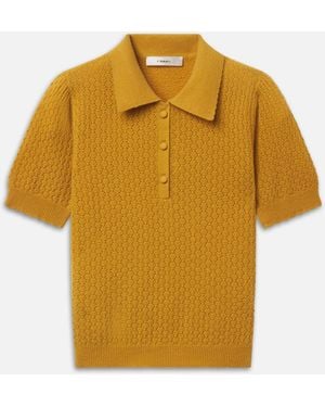 FRAME The Honeycomb Polo - Yellow