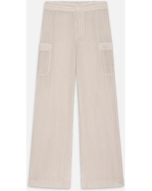 FRAME The Stripe Utility Pant - White