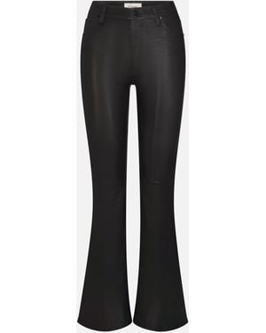 FRAME The Leather Flare - Black