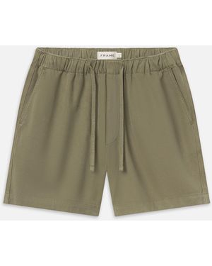 FRAME Canvas Shorts - Green
