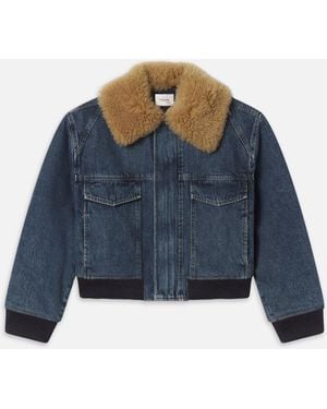 FRAME The Shearling Aviator - Blue