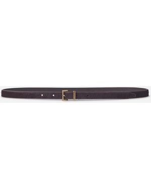 FRAME The Petite Pony Belt - White
