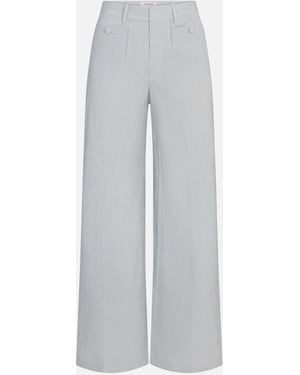 FRAME The Stripe Modernist Pocket Trouser - Grey