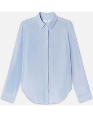 FRAME The Striped Classic Shirt - Blue