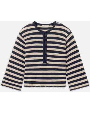 FRAME The Captain Pullover - Black