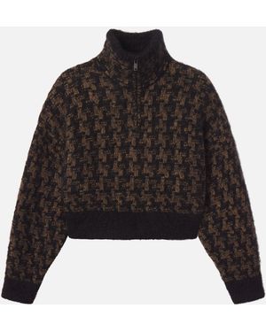 FRAME The Houndstooth Jacket - Black