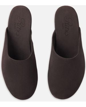 FRAME Ritz Suede Mule - Blue