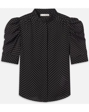 FRAME The Gillian Top - Black