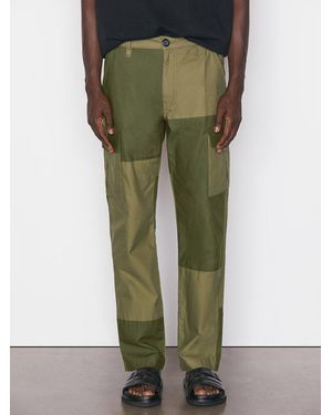 FRAME Tonal Patchwork Cargo Pant - Green
