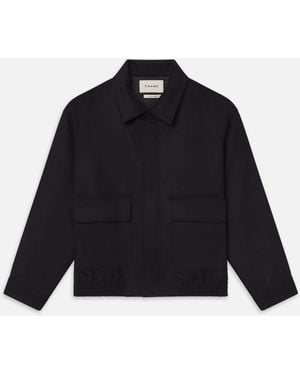 FRAME Wool Cashmere Blouson - Black