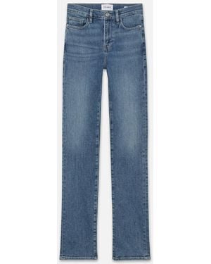FRAME Le High Straight Long - Blue
