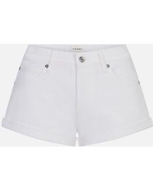 FRAME The Darling Short - White