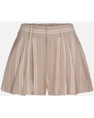 FRAME The Linen Refract Short - Natural