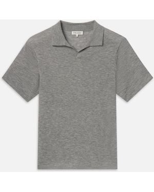 FRAME Superfine Polo Jumper - Grey