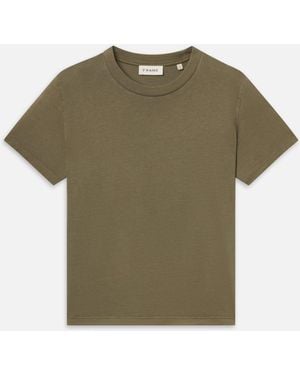 FRAME Light Cotton Tee - Antique Green