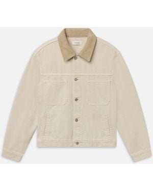 FRAME Canvas Utility Jacket - White