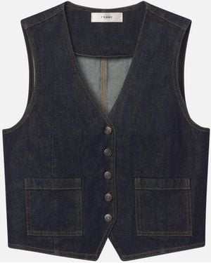FRAME The Denim Vest - Blue
