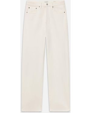 FRAME The Straight Jean - White