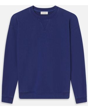 FRAME Vintage Wash Sweatshirt - Blue