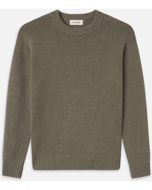 FRAME Cashmere Crewneck Jumper - Green
