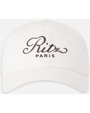 FRAME Ritz Cotton Hat - White