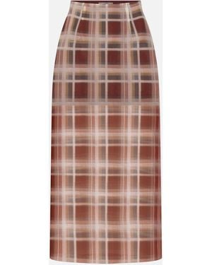 FRAME The Plaid Organza Skirt - Multicolor