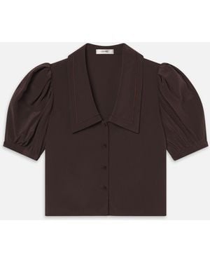 FRAME The Sailor Blouse - Brown
